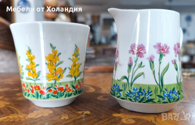 сервиз за кафе Villeroy&Boch на цветя, снимка 6 - Сервизи - 52364795
