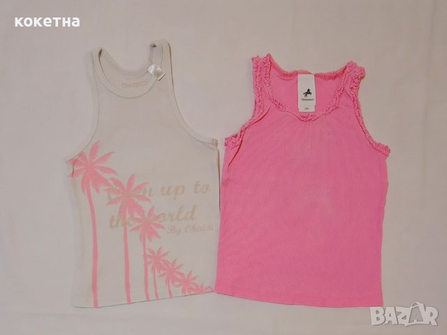 Блузки с къс ръкав и потници, снимка 15 - Детски тениски и потници - 40055691