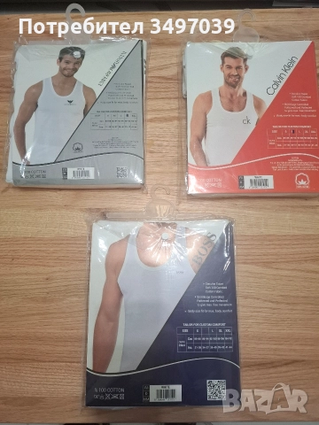 мъжки потници 100%памук