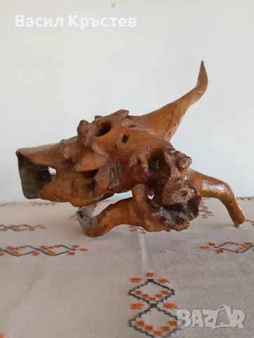 Авторска скулптура, Абстрактна пластика от дърво - 2 бр., ръчна изработка 1987 г., уникати, снимка 2 - Антикварни и старинни предмети - 47720845