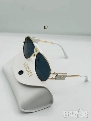 очила с черен обикновен калъф и ув защита versace, снимка 4 - Слънчеви и диоптрични очила - 51457666