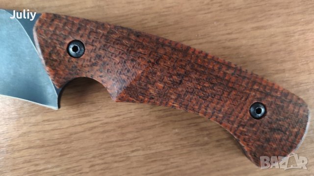 Ловен нож /ръчна изработка , стомана D2/, снимка 6 - Ножове - 39651238