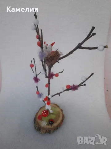 Дърво - пролетна декорация Великден , снимка 1