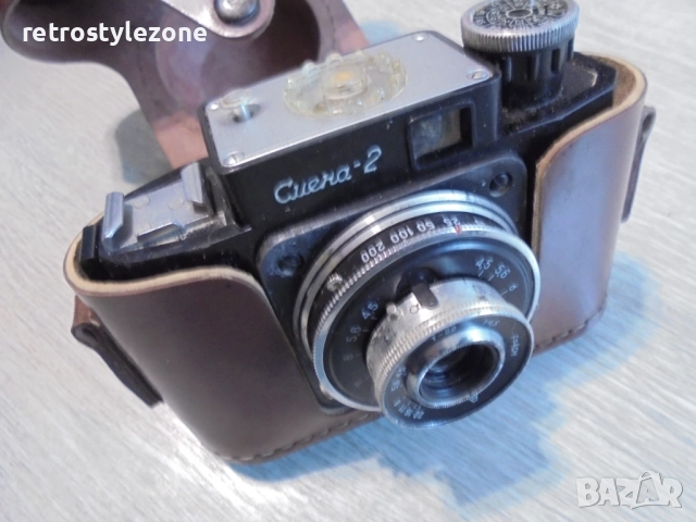 № 8369 Стар руски фотоапарат Смена-2 • Оригинален комплект • Колекционерски екземпляр , снимка 4 - Други ценни предмети - 52432751