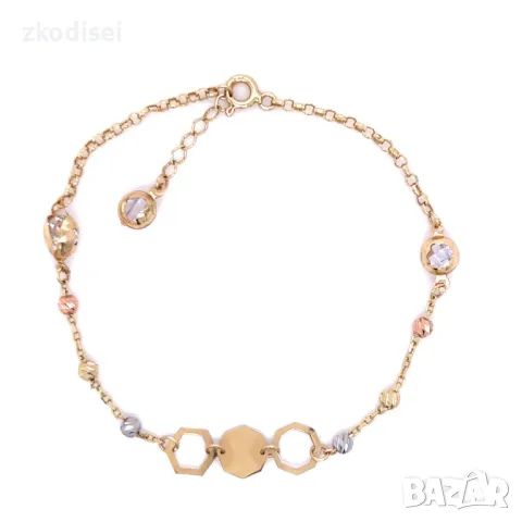 Златна дамска гривна 2,68гр. 20см.14кр. проба:585 модел:3209-2