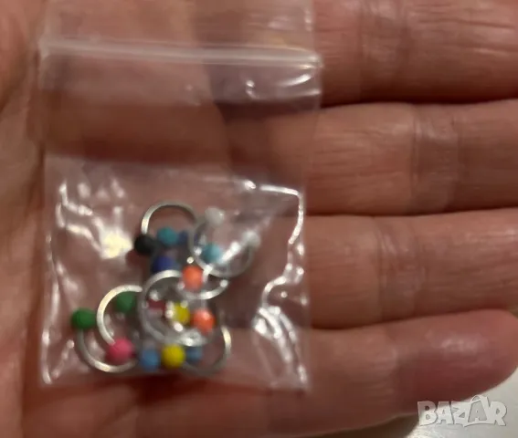 Пиърсинг подкова- микс от цветове, снимка 4 - Други - 48436539