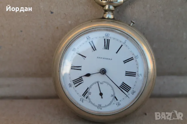 Швейцарски джобен часовник ''Longines'', снимка 2 - Джобни - 48942466