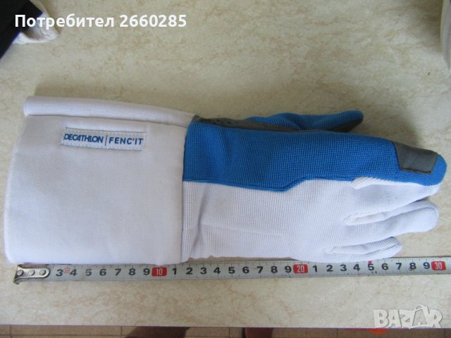  ПРЕДПАЗНА МАСКА И РЪКАВИЦА ЗА ФЕХТОВКА, снимка 2 - Спортна екипировка - 42023028