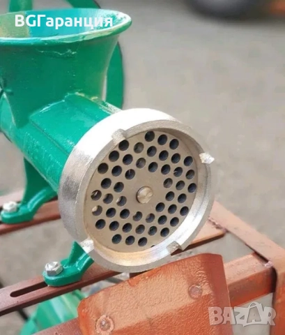 Нова Качествена месомелачка с електромотор 1,5 KW, снимка 7 - Месомелачки - 52025676