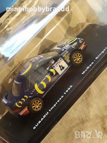 SUBARU IMPREZA 1995 McRae-Ringer.Ixo Deagostini 1.43 scale., снимка 6 - Колекции - 41967814