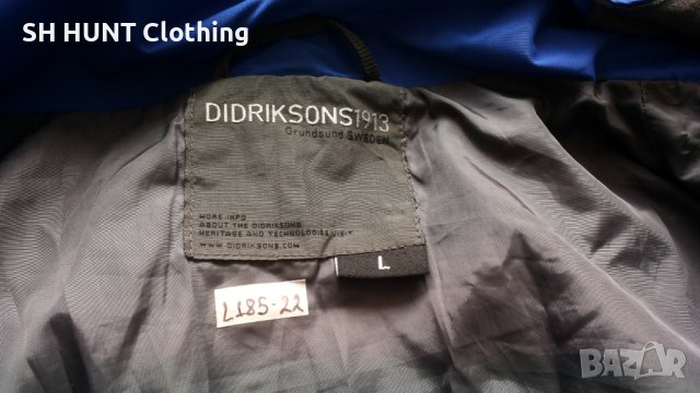 DIDRIKSONS CASCADE USX Jacket Waterbroof Breathable размер L яке водонепромокаемо дишащо - 296, снимка 15 - Якета - 41511833