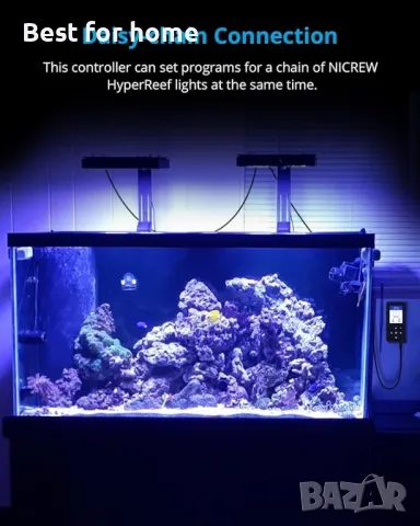 NICREW Контролер за аквариумни лампи HyperReef 50, 100, 150 W, снимка 2 - Оборудване за аквариуми - 50265442