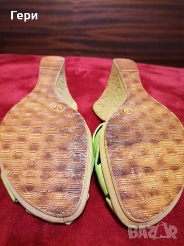 Чехли в свеж зелен цвят, снимка 4 - Чехли - 41351314