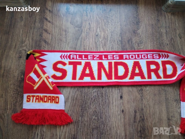 standard liege - страхотен фенски шал КАТО НОВ, снимка 3 - Други - 52849884