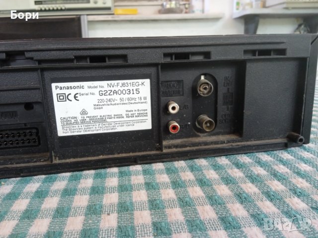 Panasonic HIFI NV-FJ 361 Записващо видео, снимка 8 - Плейъри, домашно кино, прожектори - 41828899