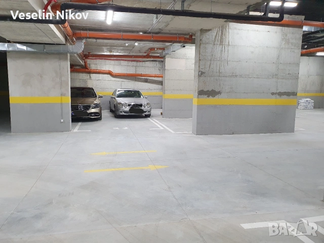 гараж подземно парко място под наем голямо 29м.кв.