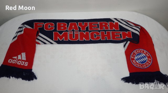 Adidas Оригинален Мъжки Футболен Шал На Футболен Клуб  FC BAYERN MUNICH MUNCHEN Made in UK