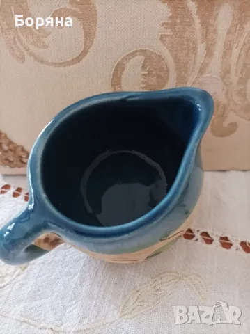 Керамичен комплект от захарница и латиера , снимка 6 - Други - 49673561