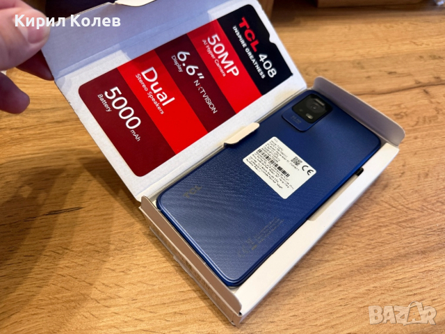 Смартфон TCL 408 с оставаща гаранция, снимка 2 - Други - 52793941