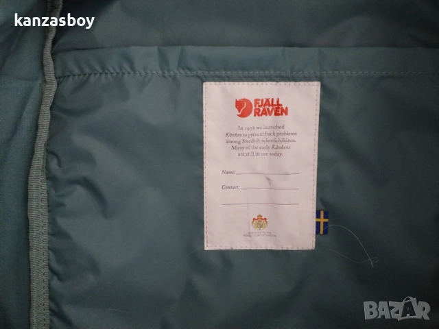 FJALLRAVEN kanken classic backpack - страхотна раница, 100% оригинал , много добро състояние, точни , снимка 7 - Раници - 52310776
