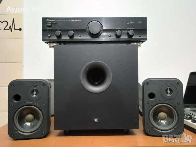 PIONEER A-209R+JBL SUB SCS 75+JBL CONTROL ONE. Перфектни! Супер звук! , снимка 3 - Аудиосистеми - 53202529
