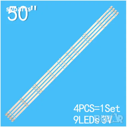 LED ленти за подсветка Arielli 50'' HRS_SQY50A114_4x9_2W_MCPCB 12mm_V2