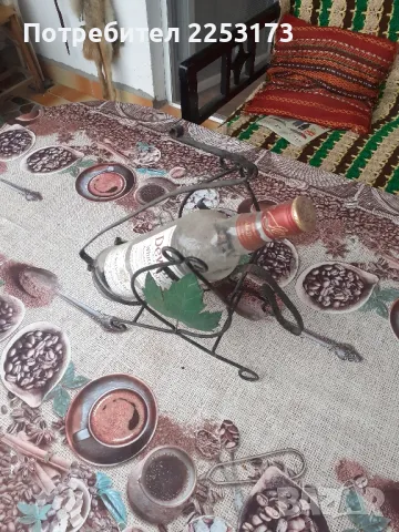 Метална стойка за бутилка, снимка 3 - Други - 47399333