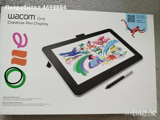 Графичен таблет One by Wacom