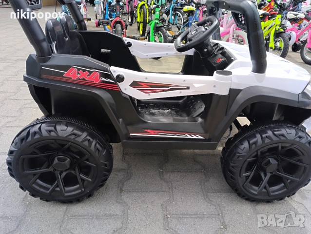 TEXAS акумулаторен джип FAST UTV бял, снимка 5 - Детски велосипеди, триколки и коли - 53569306