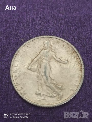 1 франк 1916 , снимка 2 - Нумизматика и бонистика - 41482640