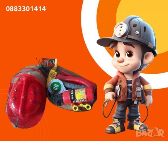 Детски комплект Пожарникар Аксесоари , снимка 4 - Други - 48038082