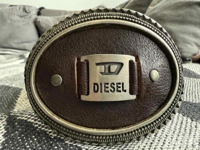 Diesel Мъжки колан,оригинален, Кафяв, снимка 3 - Колани - 50745717