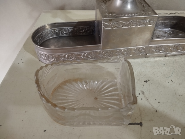 Купа,фруктиера жардиниера арт деко, снимка 7 - Антикварни и старинни предмети - 44569014