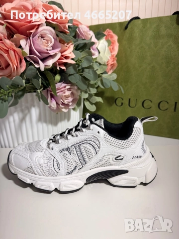 Dior Chrono White/Black, снимка 4 - Маратонки - 52595579