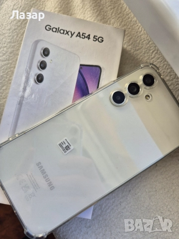 КАТО НОВ! SAMSUNG A54 5G 128GB 8GB Awesome White, снимка 4 - Samsung - 52953424
