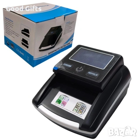 Професионален детектор за фалшиви банкноти с LCD дисплей – EUR, бърза и точна проверка, снимка 4 - Друга електроника - 53244075