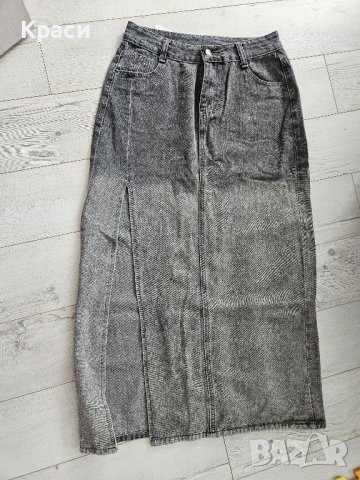 НОВА дънкова пола XXL, снимка 2 - Поли - 42310058