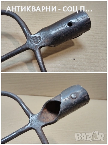 Стара Кована Вила За Сено. / НОМЕР 1730., снимка 6 - Антикварни и старинни предмети - 53849877