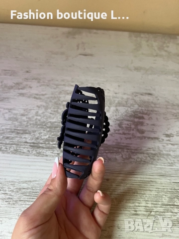 Лилава шнола за коса като дантела с цветя и камъчета 💜, снимка 3 - Аксесоари за коса - 52333196