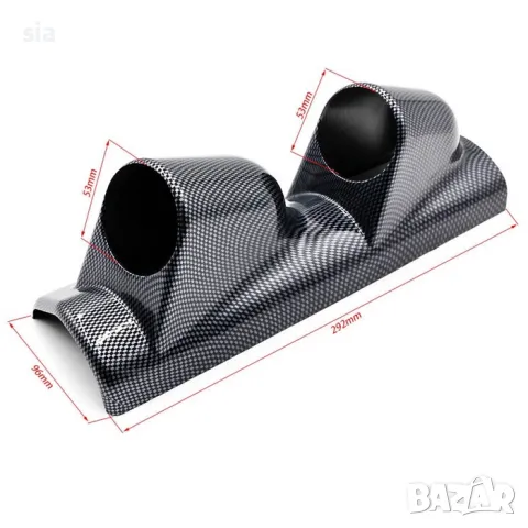 Стойка за измервателни уреди за колонка 52мм карбон, снимка 3 - Аксесоари и консумативи - 48988523