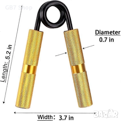  Комплект 5 броя Цветни Ръкохватки За Предмишница - 5 Нива На Съпротивление Включени Велурени Дръжки, снимка 11 - Фитнес уреди - 52741045