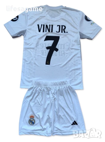 Детско - юношески футболен екип Реал Мадрид Винисиус Real Madrid Vini Jr 