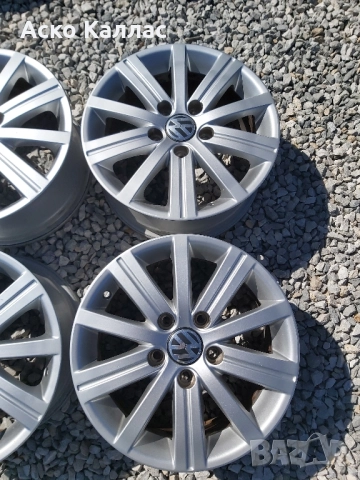 5x112..15.цола. 5j ET50 ОРГИНАЛНИ VW, снимка 2 - Гуми и джанти - 51820764