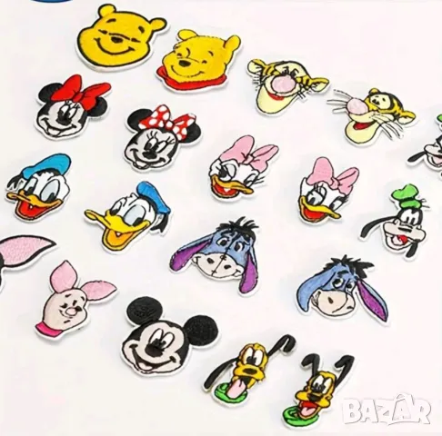 Мечо Пух Мики Маус Мини Маус Доналд Дейзи апликация нашивка за дреха дрехи самозалепваща лепенка, снимка 2 - Други - 50354181