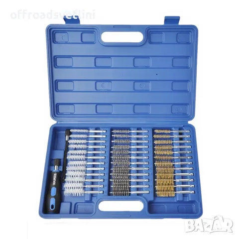 Комплект четки за почистване на цилиндри, втулки, тръби 38 части HAWEK