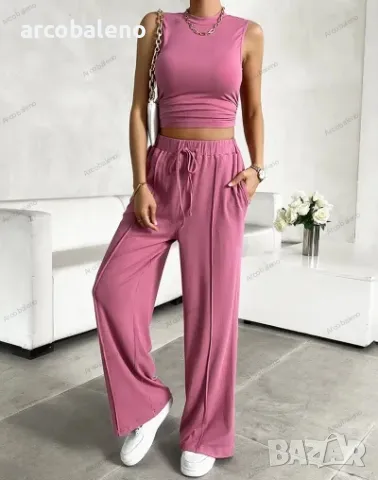 Дамски ежедневен комплект от две части, 5цвята , снимка 8 - Комплекти - 49422053