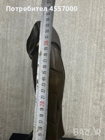 Луксозна бронзова статуетка „Кукумявка“ – Стил Арт Деко (модел на Ф. Помпон), снимка 3 - Антикварни и старинни предмети - 53089384