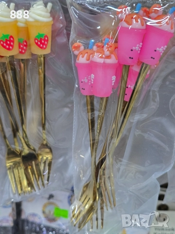 десертни вилици, снимка 4 - Прибори за хранене, готвене и сервиране - 52858078