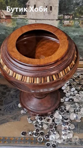 Екзотична купа дърворезба, Етиопия, снимка 3 - Антикварни и старинни предмети - 48620675