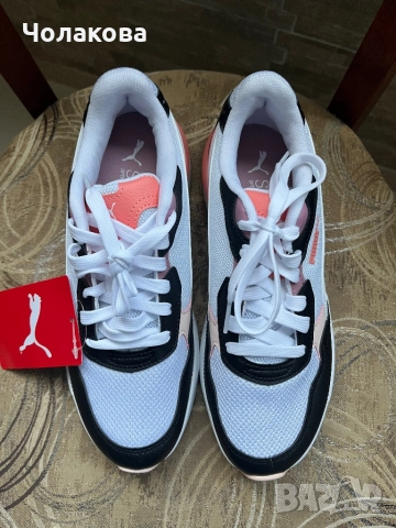 ДАМСКИ ОБУВКИ PUMA XRAY LITE SPEED 25, БЯЛО/ЧЕРНО/РОЗОВО, НОМЕР 39, СТЕЛКА 25см. , снимка 6 - Маратонки - 52707451